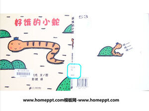 L'histoire du livre d'images Hungry Snake PPT