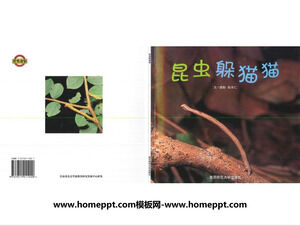 Picture book story of Insect Hiding Cat PPT