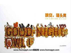 Good Night, Owl Picture Book Story PPT