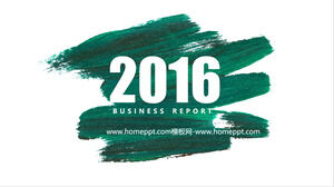 İş Özeti Raporu Yıllık İşe Genel Bakış Geleceğe Bakış PPT Şablonu İndirme