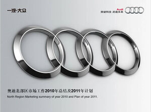 Rezumatul de lucru anual și planul anual de lucru PPT al Departamentului de Marketing Audi