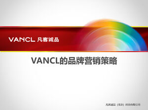 Téléchargement PPT du rapport d'analyse de la stratégie marketing de la marque de Vancl