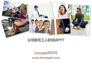 Template of PPT courseware for new employee orientation
