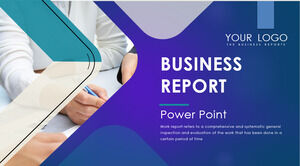 Free Powerpoint Template for Management Report
