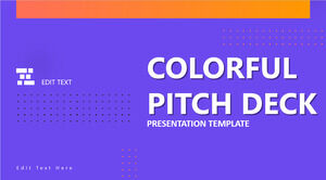 Бесплатный шаблон Powerpoint для красочной презентационной колоды