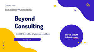 Beyond Consulting Business için Ücretsiz Powerpoint Şablonu