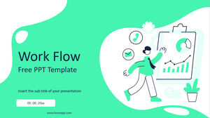 Modèle Powerpoint gratuit pour Workflow Business