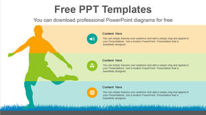 Free Powerpoint Template for Dynamic Silhouette Banner