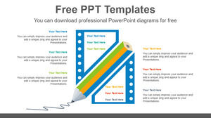 เทมเพลต Powerpoint ฟรีสำหรับสลิปการขายบัตร