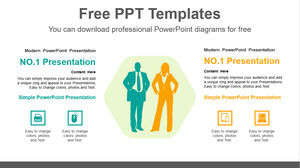 Бесплатный шаблон Powerpoint для деловых людей