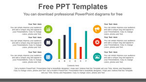 Free Powerpoint Template for Vertical Bar Chart