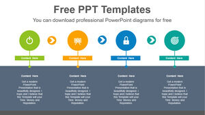 Free Powerpoint Template for Circle Signpost