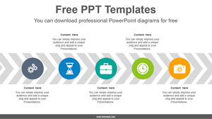 Free Powerpoint Template for Control flow Diagram
