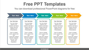 Modelo de Powerpoint gratuito para slide de visão geral