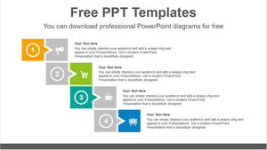 Free Powerpoint Template for Cascade Connection