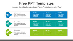 Free Powerpoint Template for Bookmark Banner