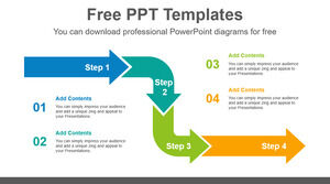 Șablon Powerpoint gratuit pentru diapozitiv de abordare
