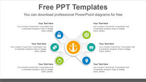 Free Powerpoint Template for Paper stick