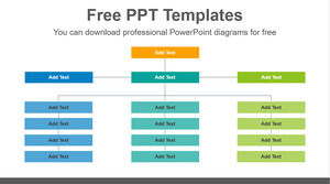 Modello PowerPoint gratuito per organigramma