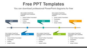 Template Powerpoint Gratis untuk gelembung Pidato Persegi