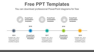 Kostenlose Powerpoint-Vorlage für Simple Point
