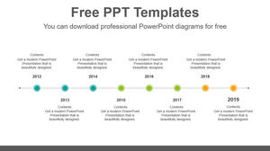 Modello PowerPoint gratuito per Simple Dot Point