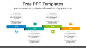 Modelo de Powerpoint gratuito para faixa de fita