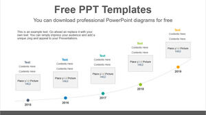 Modelo de Powerpoint gratuito para foto de lugar