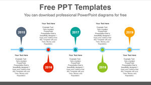 Modèle Powerpoint gratuit pour l'icône Placemark
