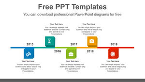 Modello PowerPoint gratuito per il formato quadrato 3D