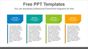 Modello PowerPoint gratuito per diapositiva informativa
