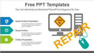 Free Powerpoint Template for Information Technology