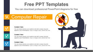 Free Powerpoint Template for Cyber Security