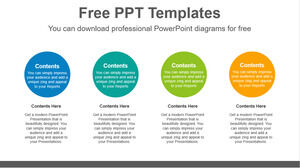 Free Powerpoint Template for Process Overview