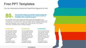 Template Powerpoint Gratis untuk Spanduk Pria Bisnis