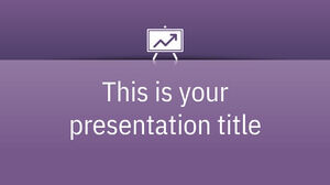 Plantilla de PowerPoint gratis para Purple Professional