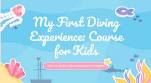 Minha primeira experiência de mergulho: curso para crianças