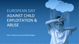 Dia Europeu Contra a Exploração e o Abuso de Crianças
