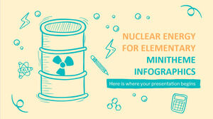 Energia Nuclear para Infográficos de Minitema Elementar