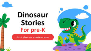 Histórias de dinossauros para pré-escola