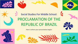 中学社会研究：巴西共和国宣言