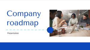 Дорожная карта компании. Бесплатный шаблон PPT и тема Google Slides Business