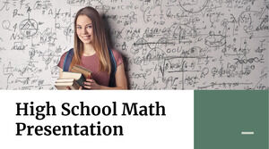 高中数学。 免费PPT模板和谷歌幻灯片主题