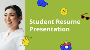 Student Resume. Free PPT Template & Google Slides Theme