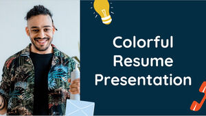 Colorful Resume. Free PPT Template & Google Slides Theme