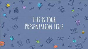教育スケッチノート。 無料の PowerPoint テンプレートと Google スライドのテーマ