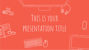 Mazzo di presentazione creativa. Modello PowerPoint gratuito e tema Presentazioni Google
