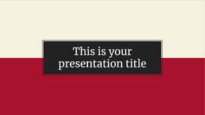 เป็นทางการน้อยที่สุด เทมเพลต PowerPoint ฟรี & ธีม Google สไลด์