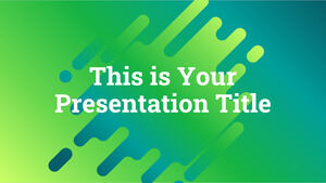 Hijau neon. Template PowerPoint Gratis & Tema Google Slide