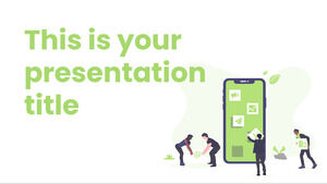 Marketing verde. Șablon PowerPoint gratuit și temă Google Slides